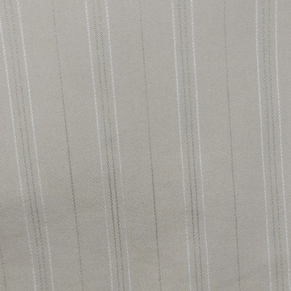 Rafaella Pants straight leg beige tan flat front 3 Pocket Verticle Stripe 14 - Picture 9 of 10